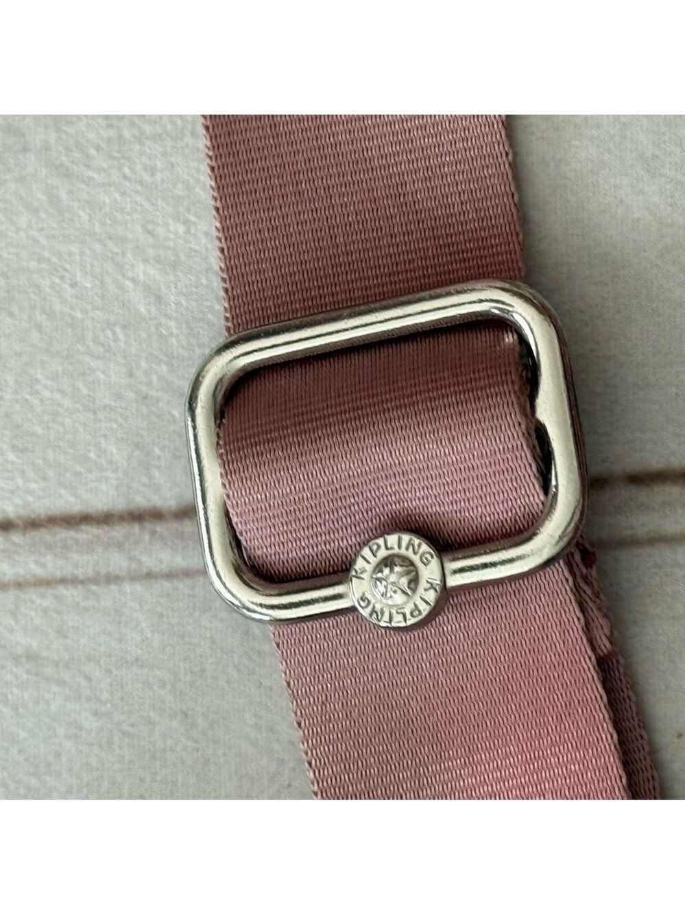 Kipling Dusty Rose Crossbody Bag Small lightweight Everyday Casual Purse Pink - Picture 11 of 16